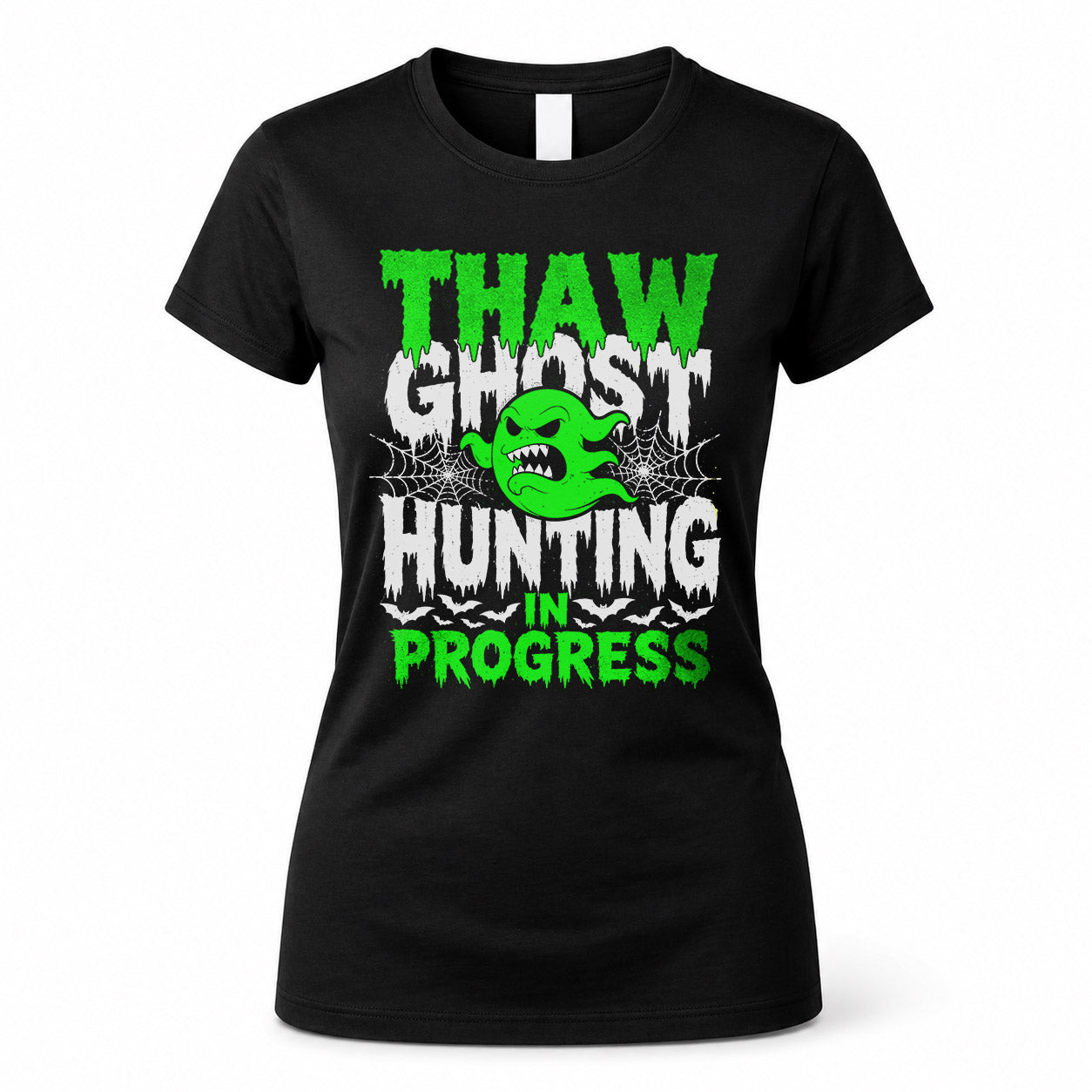 THAW HW22-K06-109 - NAME Ghost Hunting In Progress Personalized Halloween Shirt