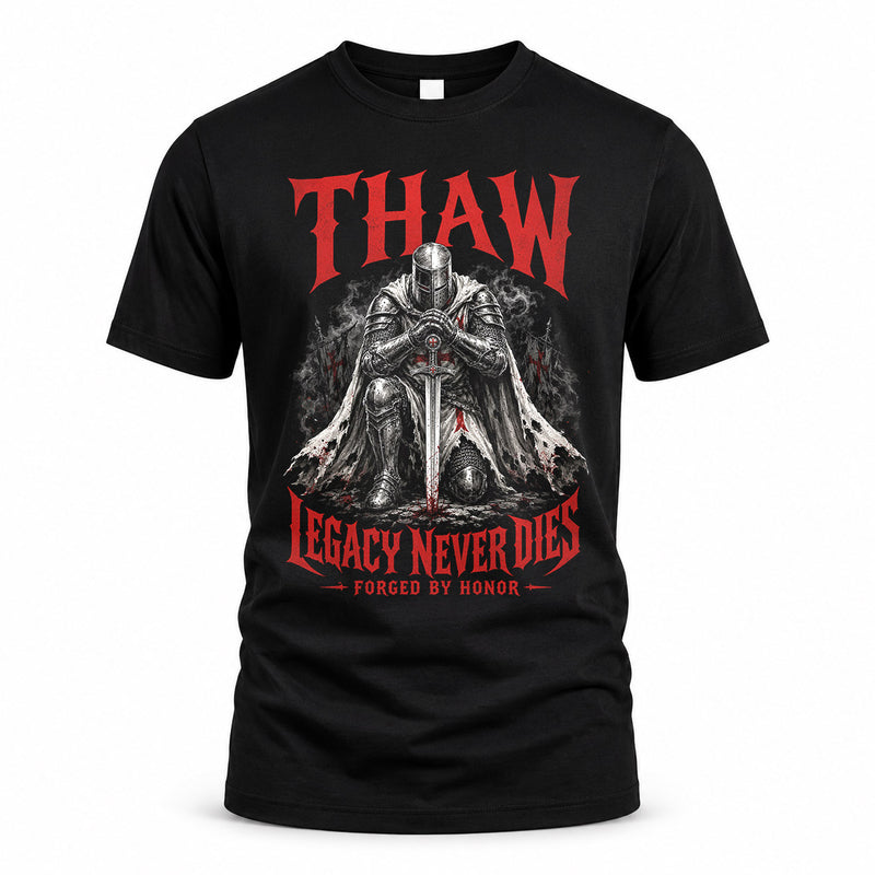 THAW HS90-K04-109 - NAME Legacy Never Dies Forged By Honor Personalized Knight
