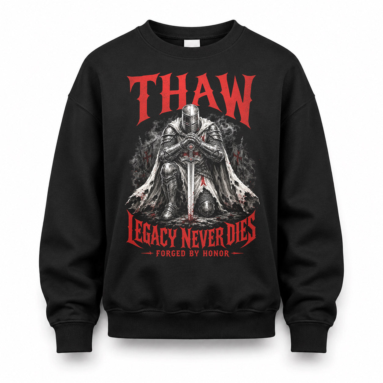 THAW HS90-K04-109 - NAME Legacy Never Dies Forged By Honor Personalized Knight