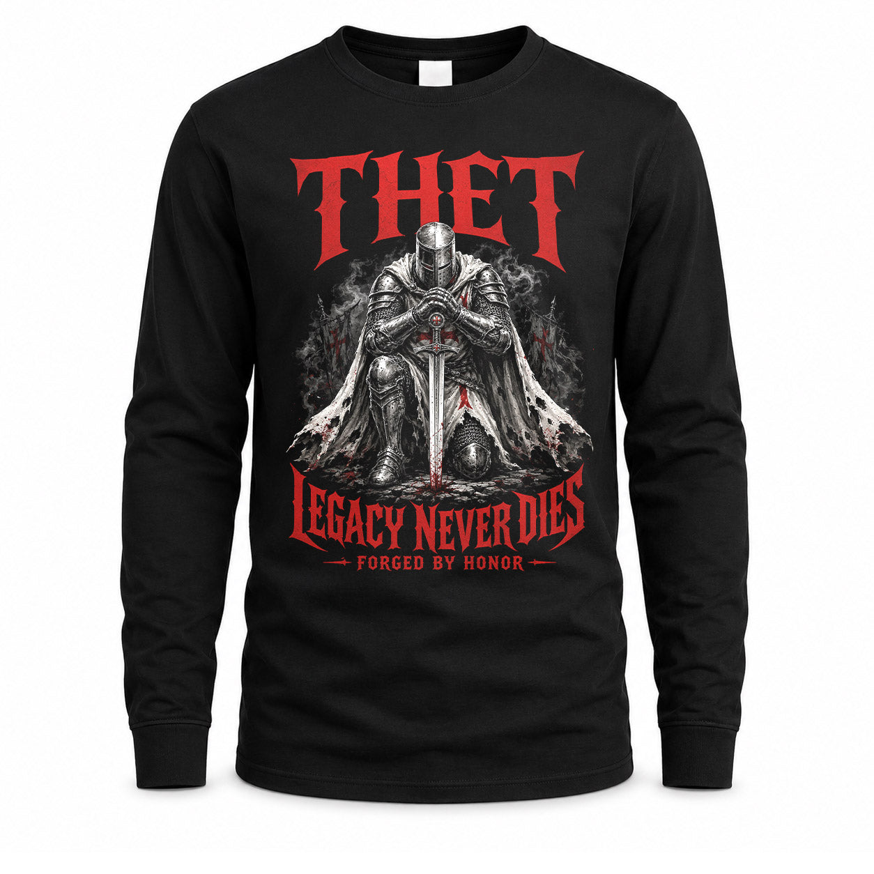 THET HS90-K04-109 - NAME Legacy Never Dies Forged By Honor Personalized Knight
