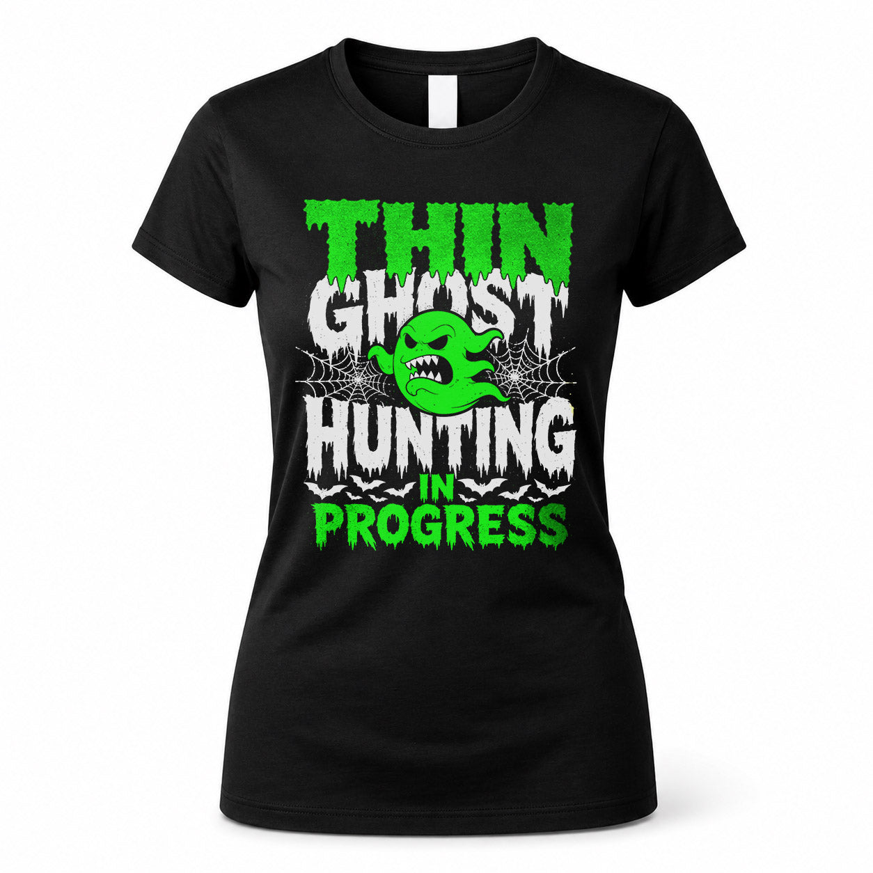 THIN HW22-K06-109 - NAME Ghost Hunting In Progress Personalized Halloween Shirt