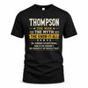 THOMPSON TM90-K04-125 - NAME Legendary Know-It-All Personalized Funny Shirt