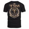 TIM PH55-T25-Personalized Name Quote Apparel “I Am NAME May Not Be Perfect But I Am Limited Edition”