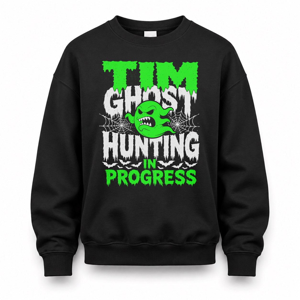 TIM HW22-K06-109 - NAME Ghost Hunting In Progress Personalized Halloween Shirt