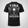 TINA P01-K24-229 – Personalized Skull Graphic Apparel “I Am NAME I May Not Be Perfect But I Am Limited Edition”