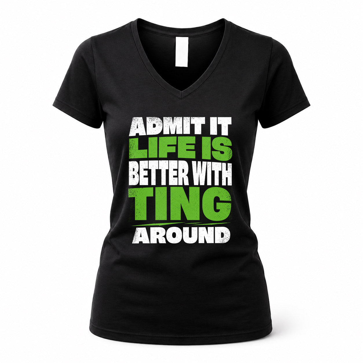 TING HP68-K4-189 – Personalized Funny Quote Apparel “Admit It, Life Is Better With AARON Around”