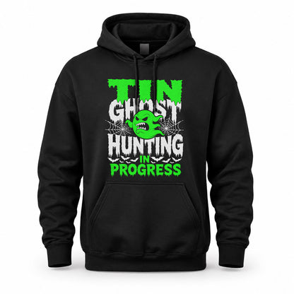 TIN HW22-K06-109 - NAME Ghost Hunting In Progress Personalized Halloween Shirt