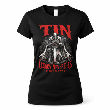 TIN HS90-K04-109 - NAME Legacy Never Dies Forged By Honor Personalized Knight