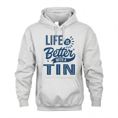 TIN HH88-K2–Personalized Name Quote T-Shirt Life Is Better With Unisex Gift