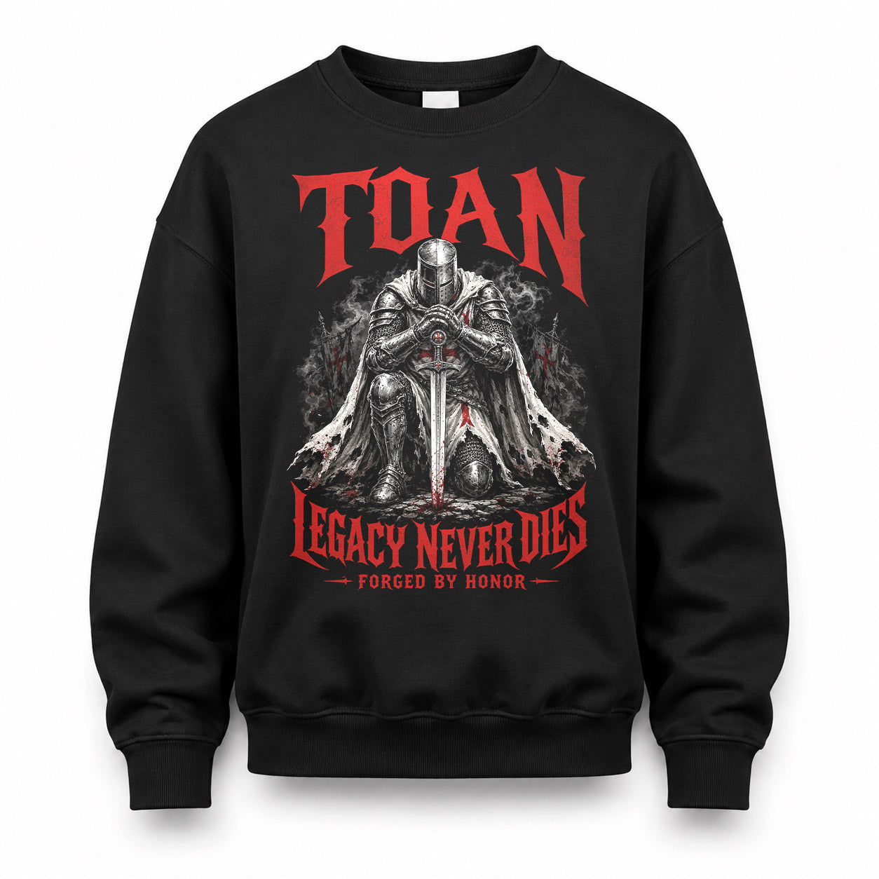 TOAN HS90-K04-109 - NAME Legacy Never Dies Forged By Honor Personalized Knight