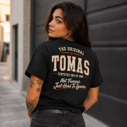 TOMAS W68-F2-168 – Personalized Original Issue Apparel “The Original NAME Certified One-of-One"