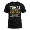 TOMAS TM90-K04-125 - NAME Legendary Know-It-All Personalized Funny Shirt