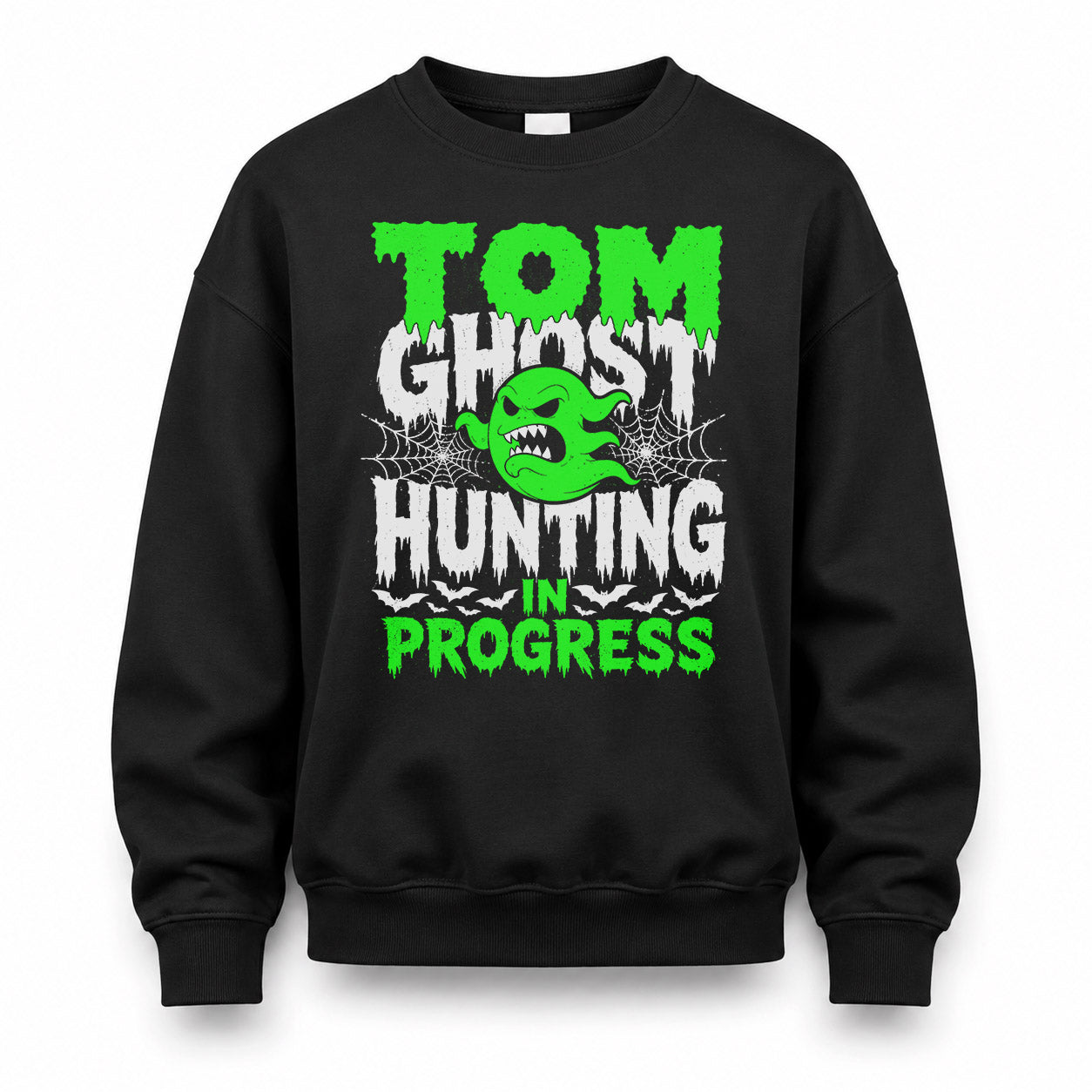 TOM HW22-K06-109 - NAME Ghost Hunting In Progress Personalized Halloween Shirt