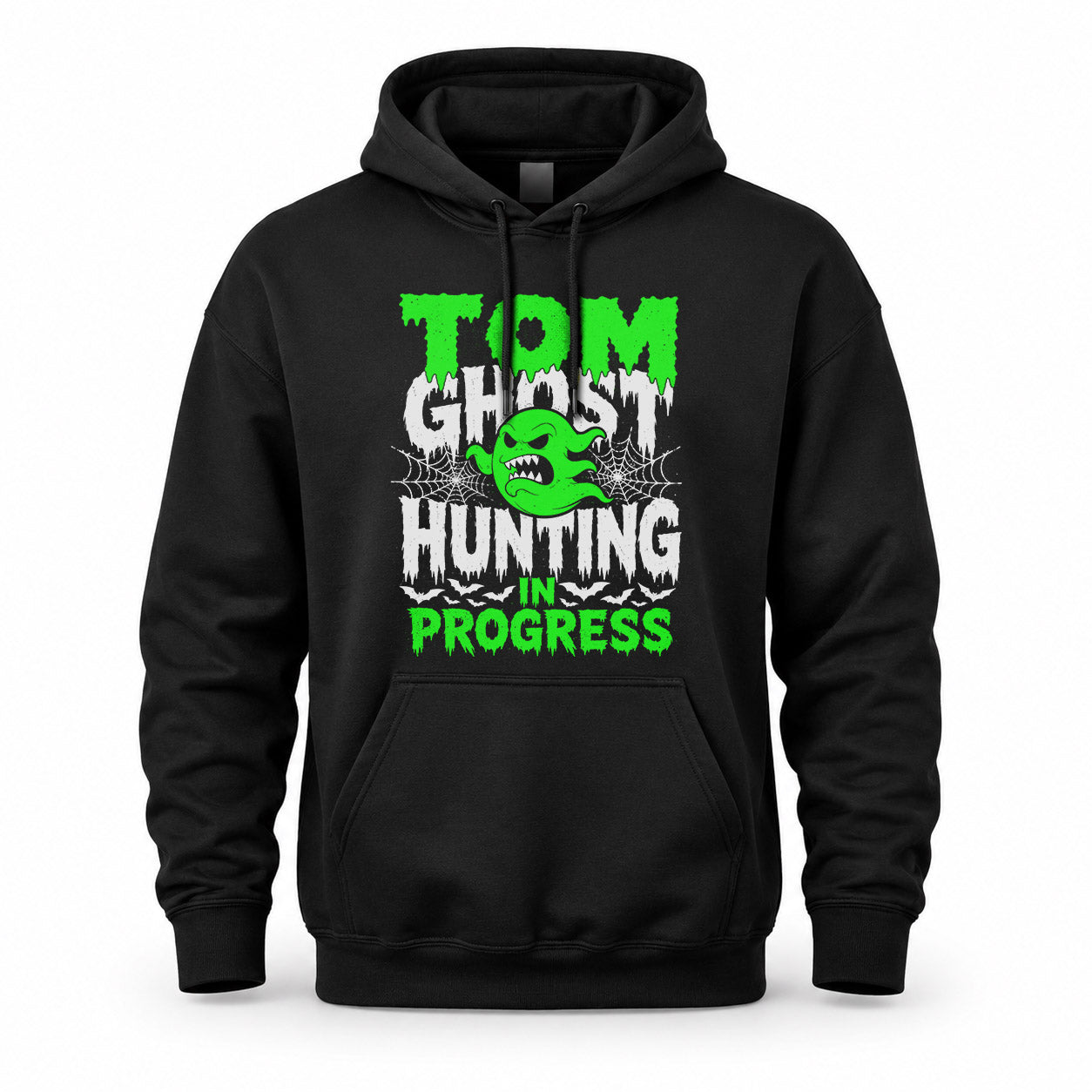 TOM HW22-K06-109 - NAME Ghost Hunting In Progress Personalized Halloween Shirt