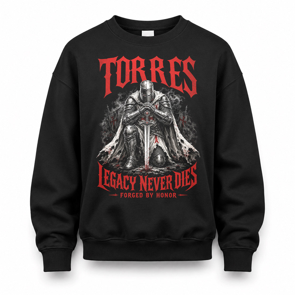 TORRES HS90-K04-109 - NAME Legacy Never Dies Forged By Honor Personalized Knight