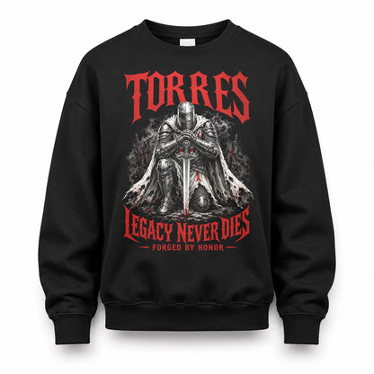 TORRES HS90-K04-109 - NAME Legacy Never Dies Forged By Honor Personalized Knight