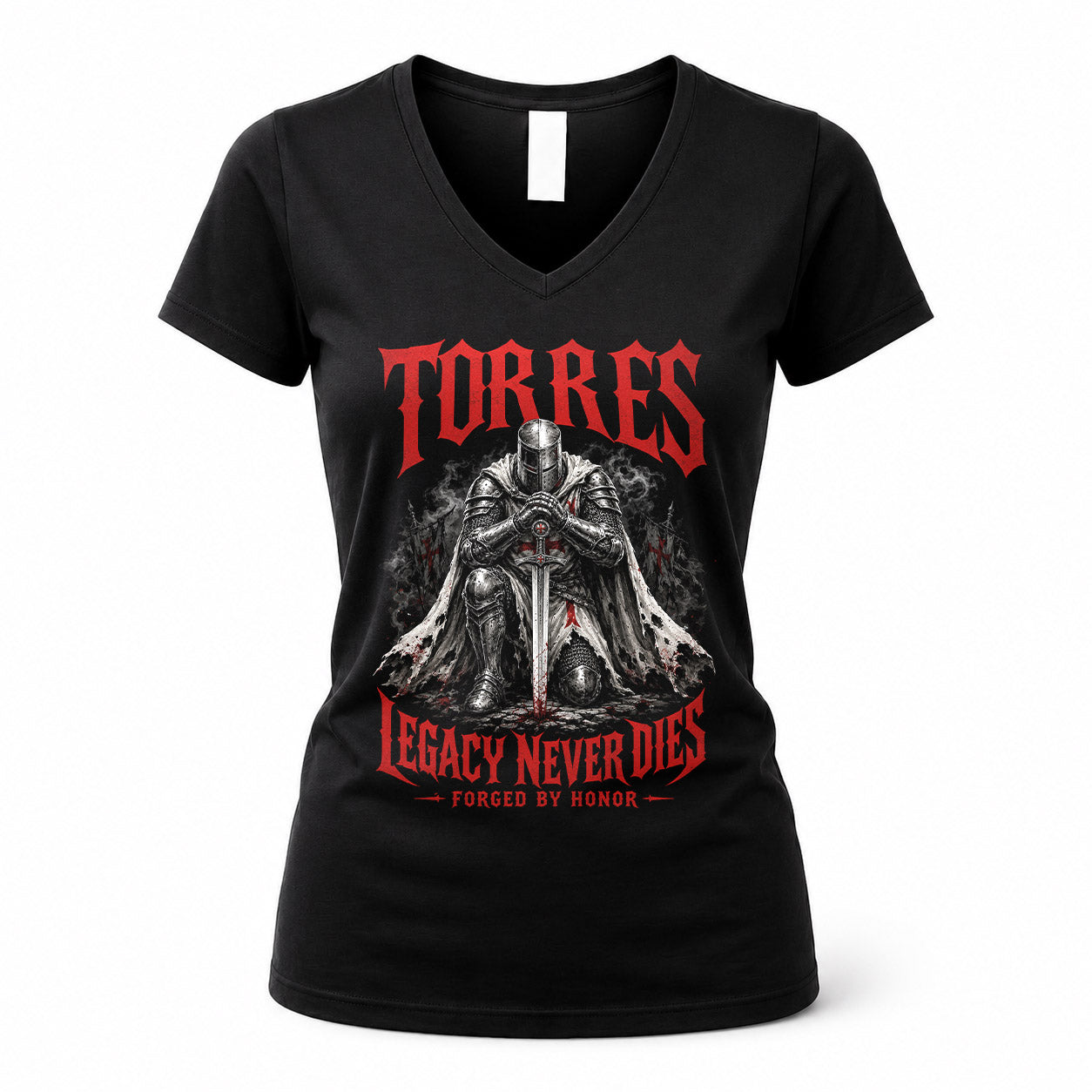 TORRES HS90-K04-109 - NAME Legacy Never Dies Forged By Honor Personalized Knight
