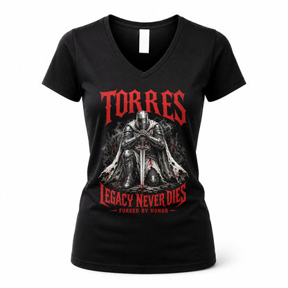 TORRES HS90-K04-109 - NAME Legacy Never Dies Forged By Honor Personalized Knight