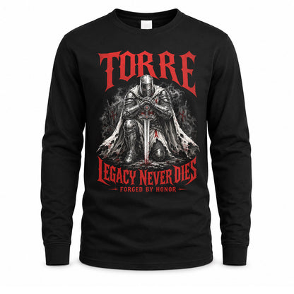 TORRE HS90-K04-109 - NAME Legacy Never Dies Forged By Honor Personalized Knight
