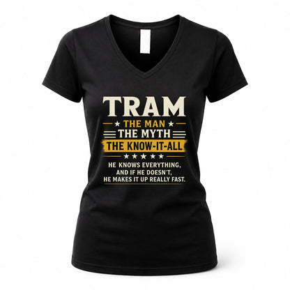 TRAM TM90-K04-125 - NAME Legendary Know-It-All Personalized Funny Shirt