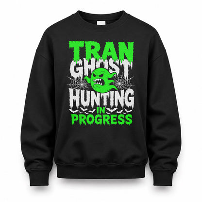 TRAN HW22-K06-109 - NAME Ghost Hunting In Progress Personalized Halloween Shirt