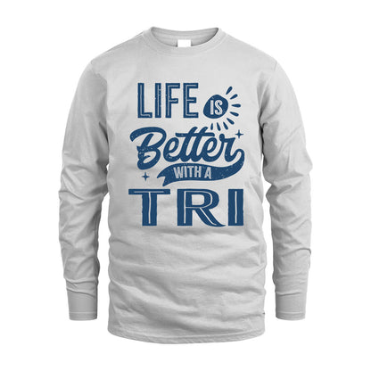 TRI HH88-K2–Personalized Name Quote T-Shirt Life Is Better With Unisex Gift