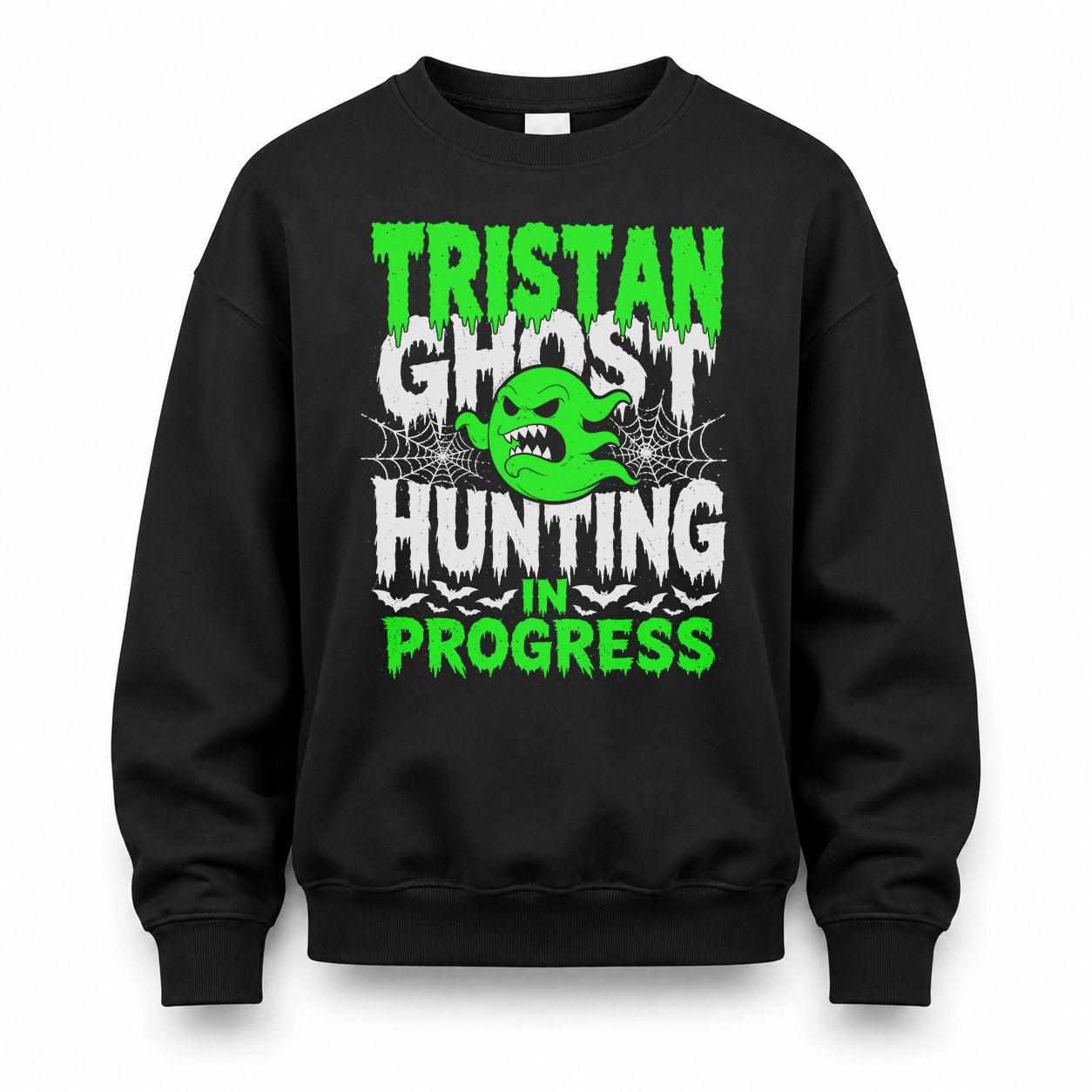 TRISTAN HW22-K06-109 - NAME Ghost Hunting In Progress Personalized Halloween Shirt