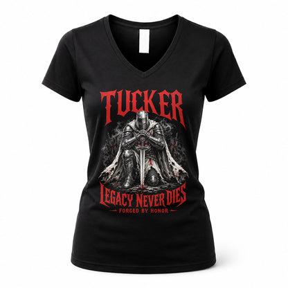 TUCKER HS90-K04-109 - NAME Legacy Never Dies Forged By Honor Personalized Knight