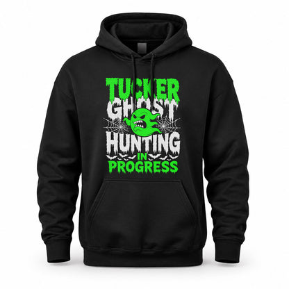 TUCKER HW22-K06-109 - NAME Ghost Hunting In Progress Personalized Halloween Shirt