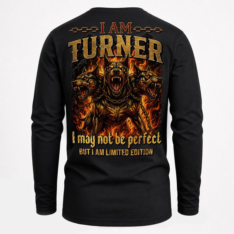TURNER MP88-F2-168–Personalized Bold Quote Apparel “I Am NAME I May Not Be Perfect But I Am Limited Edition