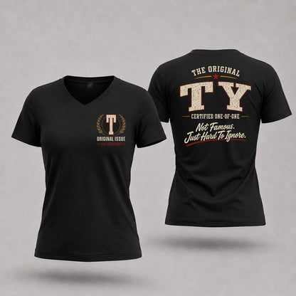 TY W68-F2-168 – Personalized Original Issue Apparel “The Original NAME Certified One-of-One"