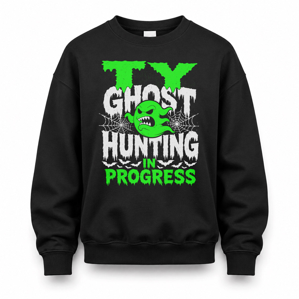 TY HW22-K06-109 - NAME Ghost Hunting In Progress Personalized Halloween Shirt
