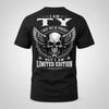 TY P01-K24-229 – Personalized Skull Graphic Apparel “I Am NAME I May Not Be Perfect But I Am Limited Edition”