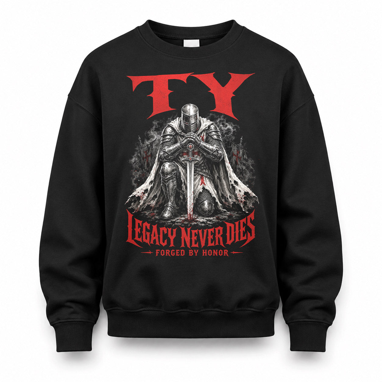 TY HS90-K04-109 - NAME Legacy Never Dies Forged By Honor Personalized Knight