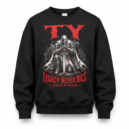 TY HS90-K04-109 - NAME Legacy Never Dies Forged By Honor Personalized Knight