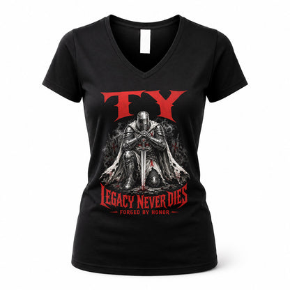TY HS90-K04-109 - NAME Legacy Never Dies Forged By Honor Personalized Knight
