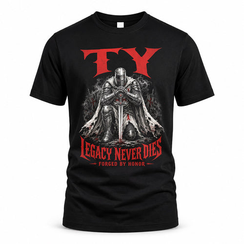 TY HS90-K04-109 - NAME Legacy Never Dies Forged By Honor Personalized Knight