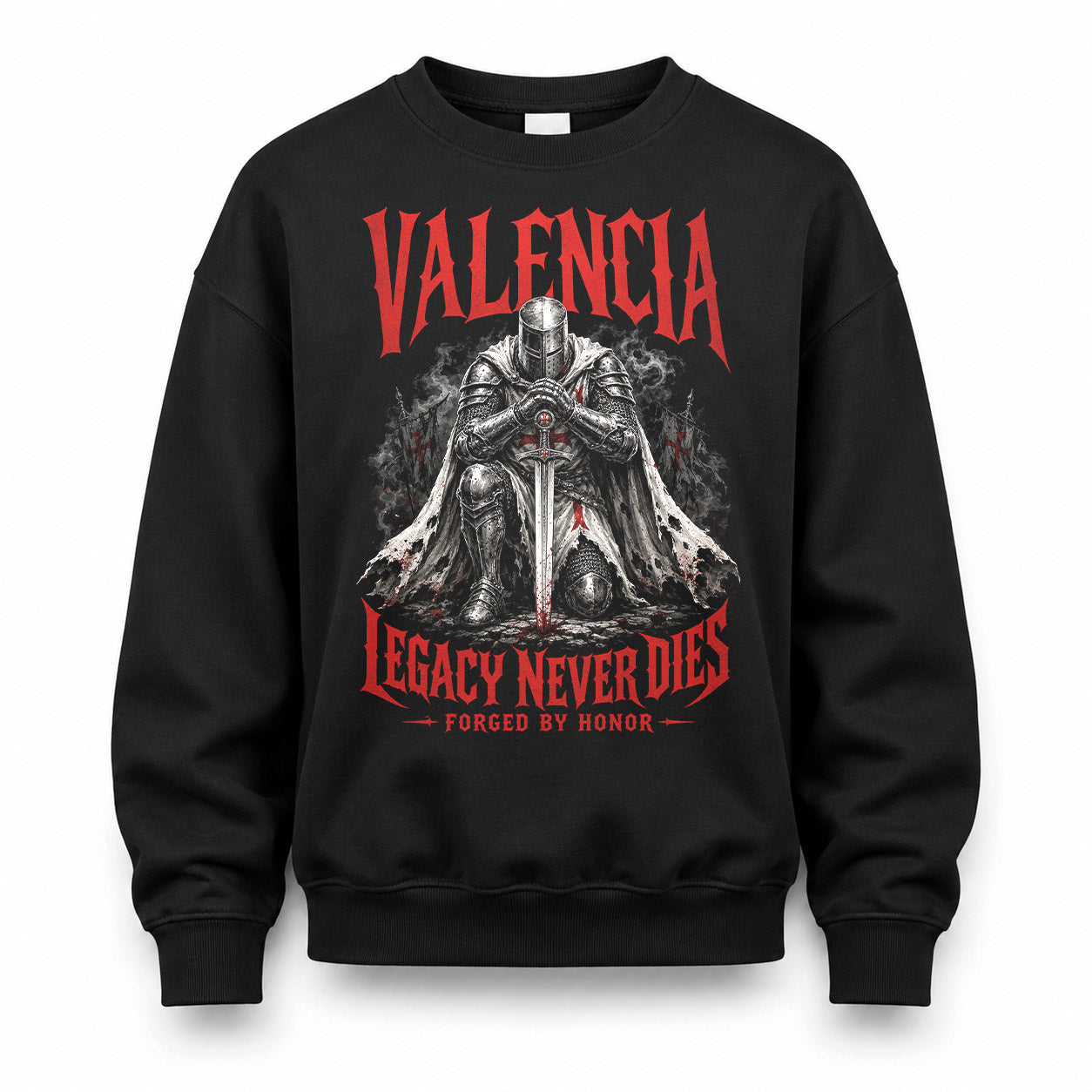 VALENCIA HS90-K04-109 - NAME Legacy Never Dies Forged By Honor Personalized Knight