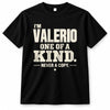 VALERIO P6-K4-228 Personalized Funny Quote Apparel “I’m NAME – One of a Kind, Never a Copy”