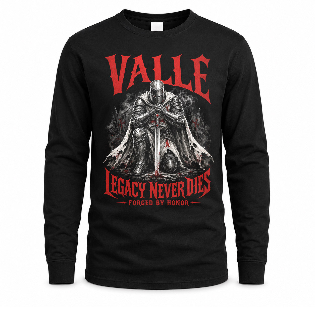 VALLE HS90-K04-109 - NAME Legacy Never Dies Forged By Honor Personalized Knight