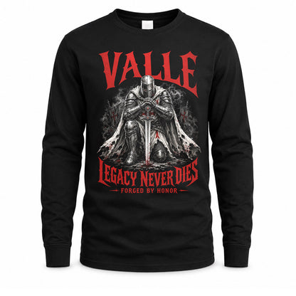 VALLE HS90-K04-109 - NAME Legacy Never Dies Forged By Honor Personalized Knight