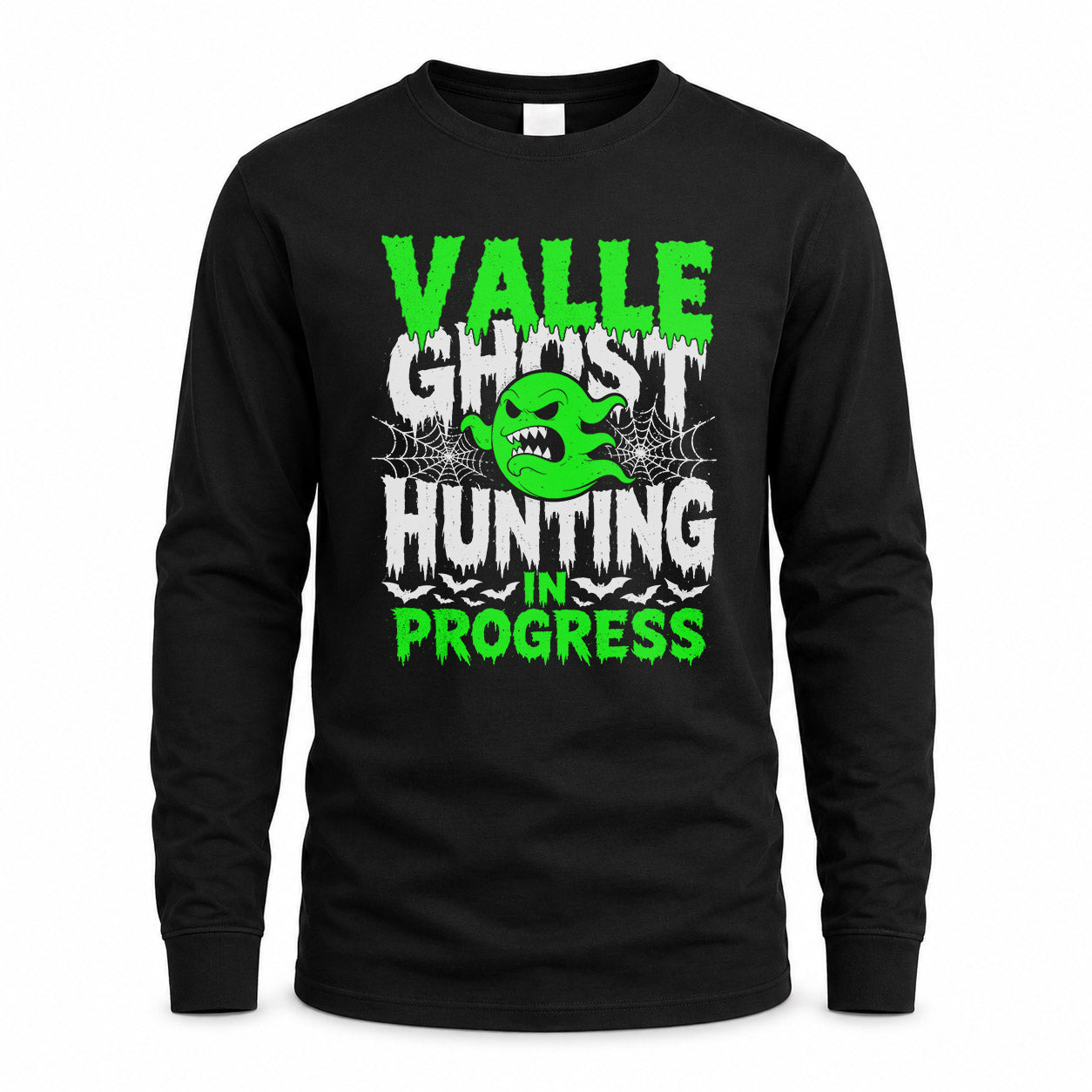 VALLE HW22-K06-109 - NAME Ghost Hunting In Progress Personalized Halloween Shirt