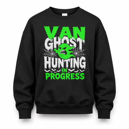 VAN HW22-K06-109 - NAME Ghost Hunting In Progress Personalized Halloween Shirt