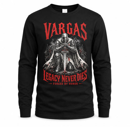 VARGAS HS90-K04-109 - NAME Legacy Never Dies Forged By Honor Personalized Knight
