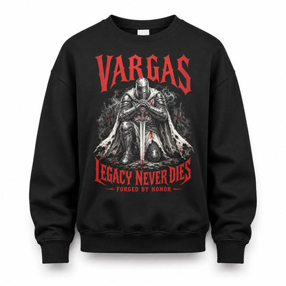 VARGAS HS90-K04-109 - NAME Legacy Never Dies Forged By Honor Personalized Knight