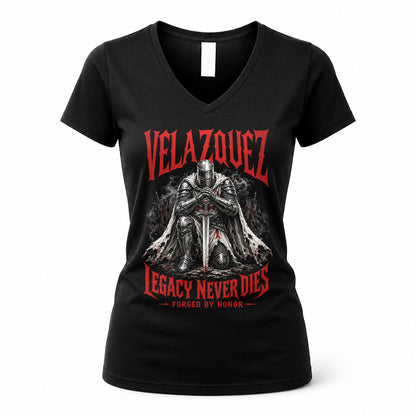 VELAZQUEZ HS90-K04-109 - NAME Legacy Never Dies Forged By Honor Personalized Knight