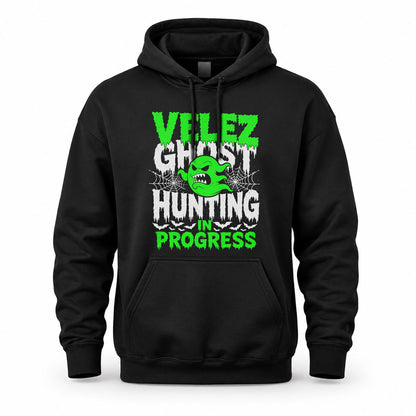 VELEZ HW22-K06-109 - NAME Ghost Hunting In Progress Personalized Halloween Shirt