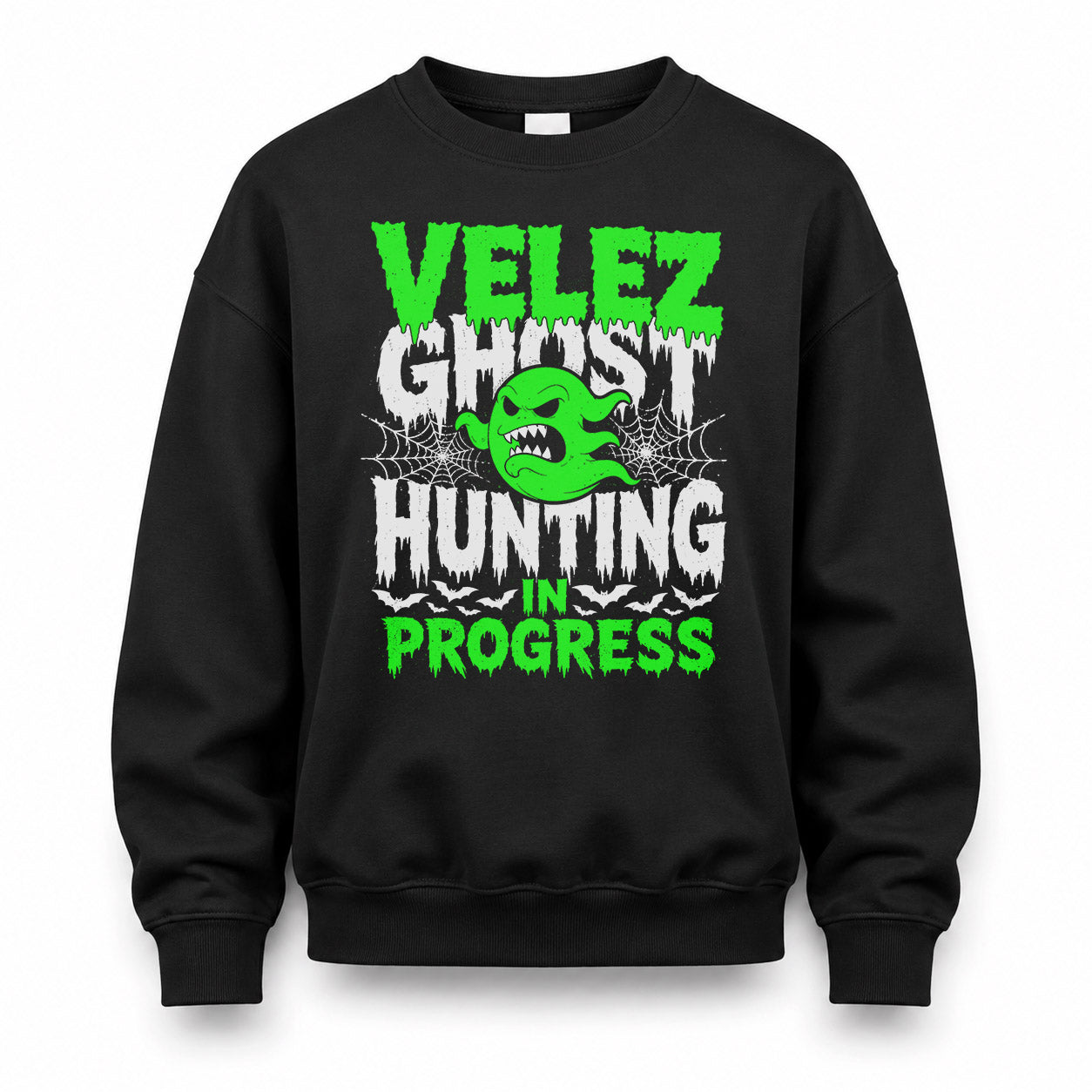 VELEZ HW22-K06-109 - NAME Ghost Hunting In Progress Personalized Halloween Shirt