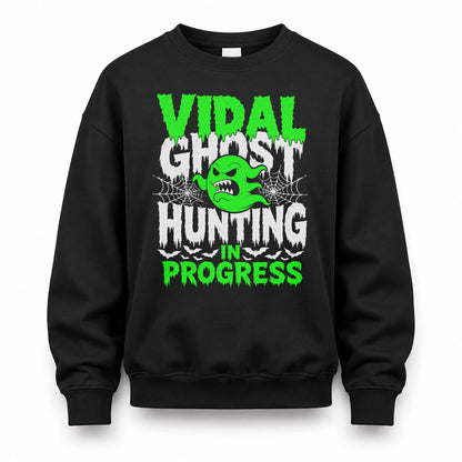 VIDAL HW22-K06-109 - NAME Ghost Hunting In Progress Personalized Halloween Shirt