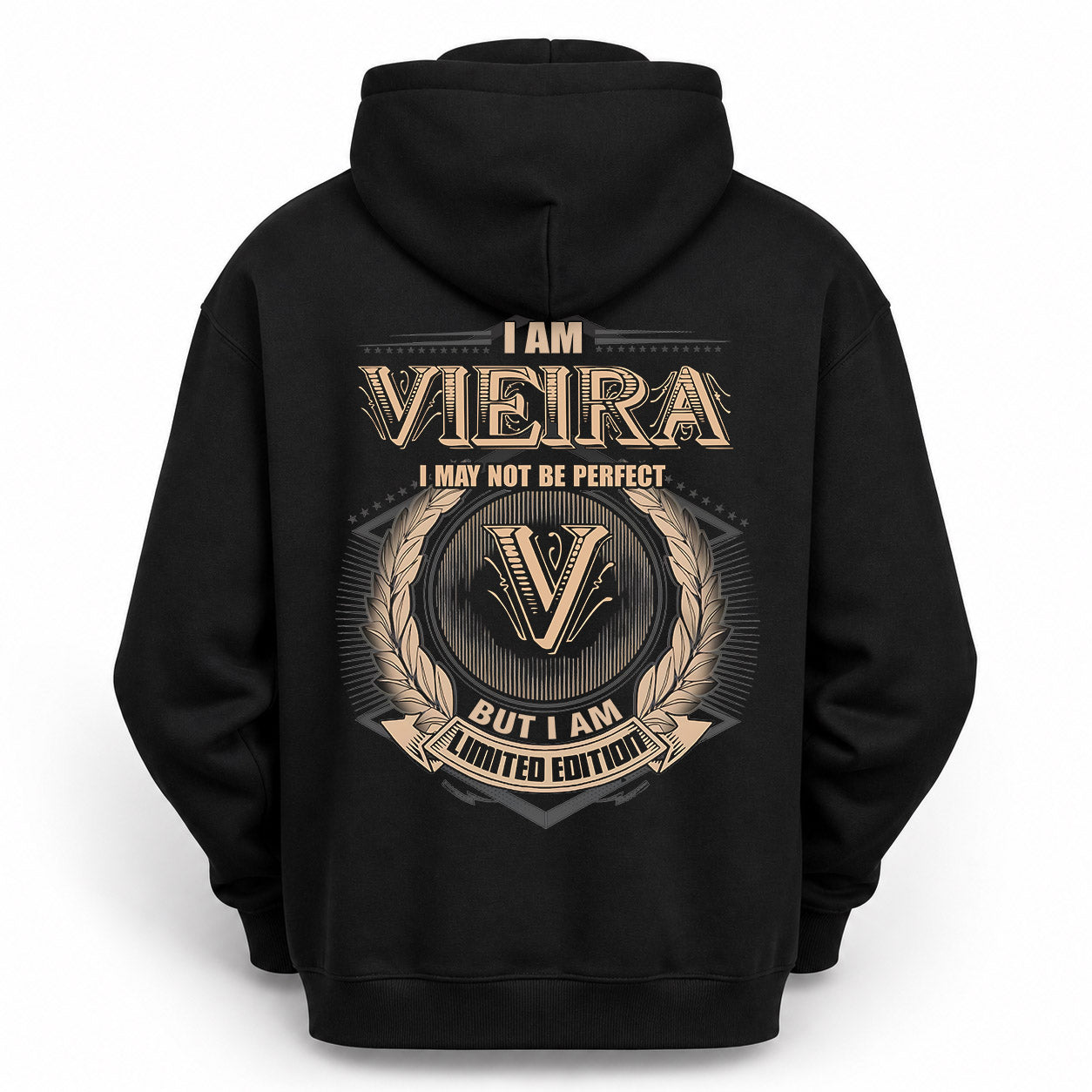 VIEIRA PH55-T25-Personalized Name Quote Apparel “I Am NAME May Not Be Perfect But I Am Limited Edition”